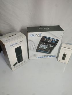 Studio Bundle - Dynamic Microphone, 4 Channel Mixer, Mic Booster BRAND NEW UNUSED
