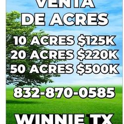 Addres : Hwy 124 Corner With FM 1941 Winnie Tx 77665