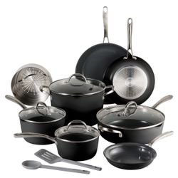 Tramontina Ceramic Non-Stick 12-piece Cookware Set with Utensils=A9-502