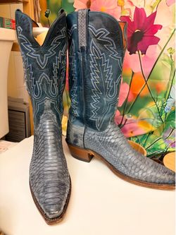 Lucchese python boots