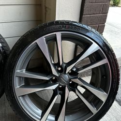 Audi OEM 19’ Wheels with Brand New Tires 