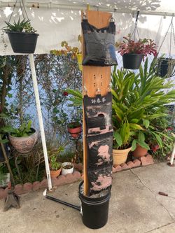 Homemade wing chun kung fu wall