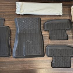 Ford Mustang OEM All-Weather Floor Mats + Sunshade (2015-2023) 