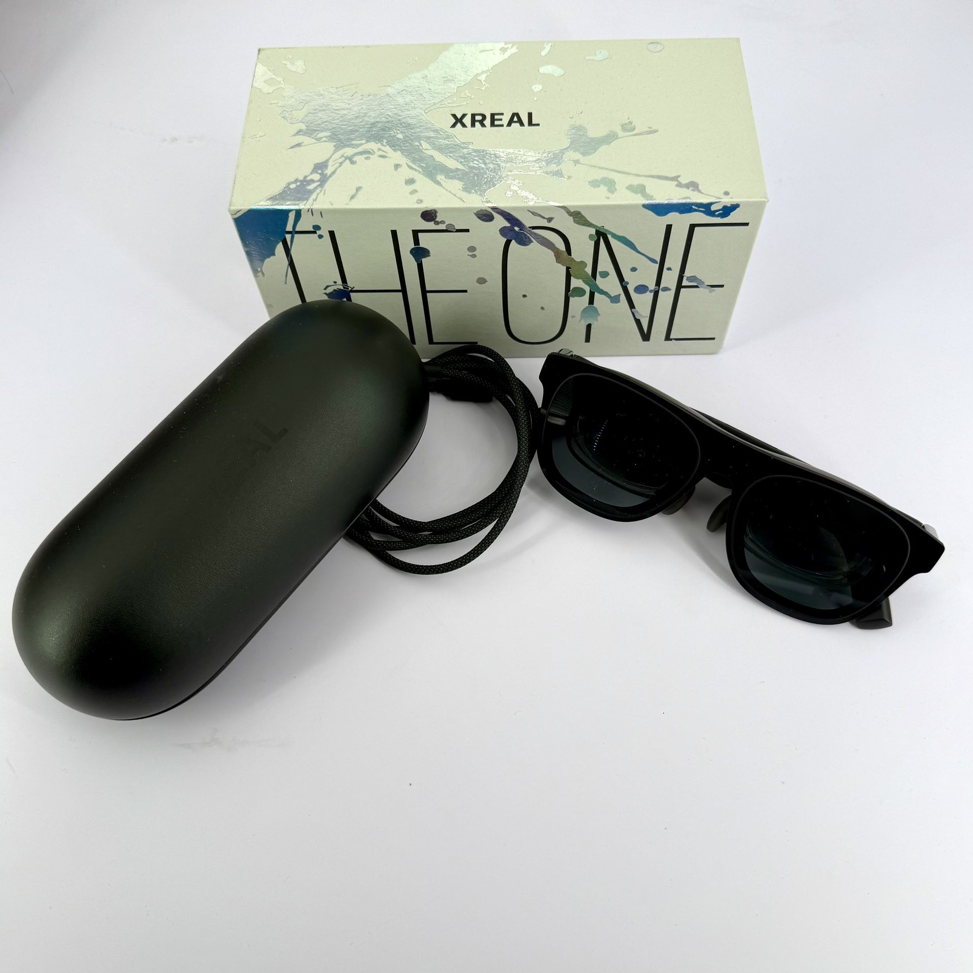 XREAL One AR Glasses HD Display, Video Display Glasses for iPhone 16/15, iPad, Steam Deck, Mac, PC
