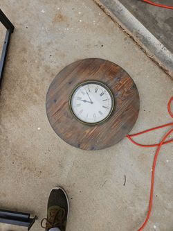 Wood Clock