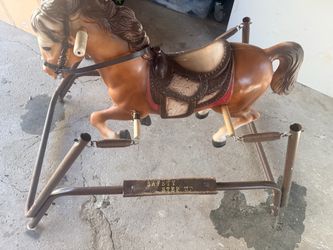 Old fashioned rocking horse
