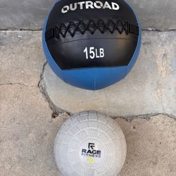 Wall Ball 15lb + Slam Ball 20 Lb