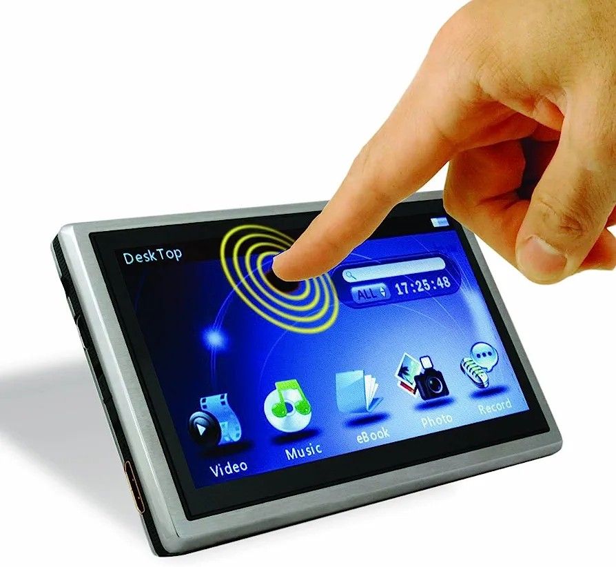 Ematic EM714VID 4.3-Inch HD Touch Screen 4 GB MP3 Video Player with FM Radio, HDMI Out, Voice Recorder
Ig