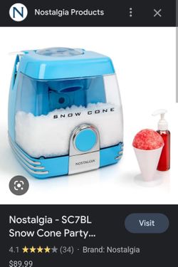 Snow Cone Party Station

NOSTALGIA 