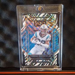Terrace Marshall Jr. Panini Select Panthers Football Card