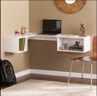 Brand New White Corner Desk, Still In Box