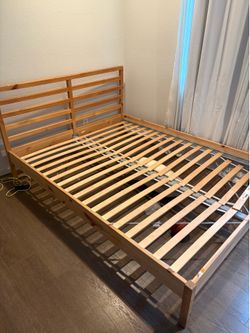 Queen-Sized Wooden Bed Frame