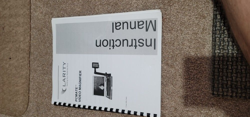 Clarity Portable Eye Level Deskmate Low Vision Video Magnifier