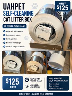 Self cleaning cat litter box