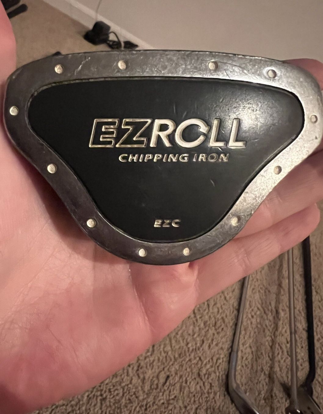 EZROLL EZC Chipping Iron Wedge Steel Shaft Regular Flex RH 35”