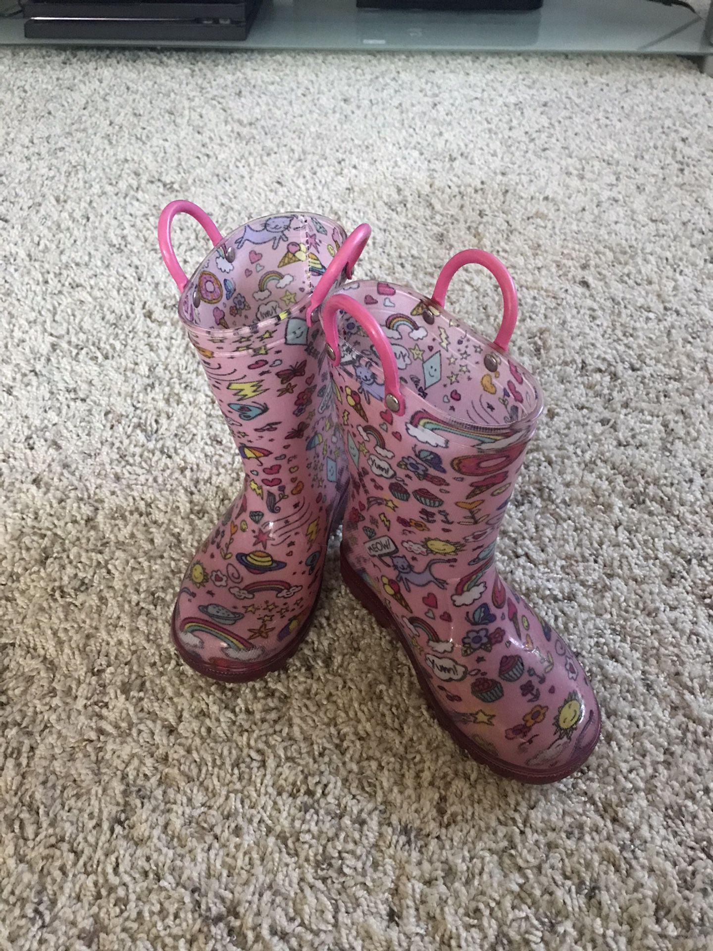 Toddler’s Rainboots (Size 8)