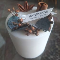 100% Soy Wax Decorative Scented Flower Candles