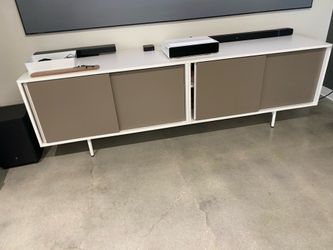 Modern White Sideboard Media Console