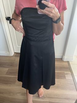 The Limited Black Strapless Midi Dress Size 8
