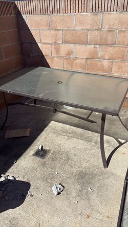 Outdoor glass Table