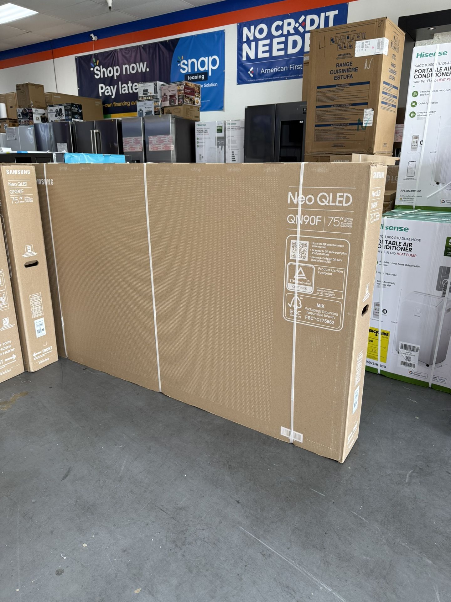 75” SAMSUNG NEO QLED QN90F 4K SMART TV