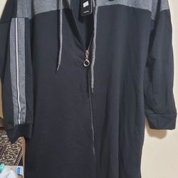 Black and gray dress