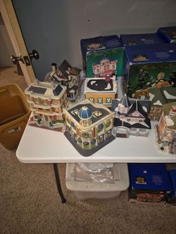 Christmas village buildings