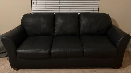 Leather Loveseat