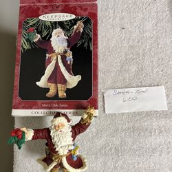 4- Miscellaneous Hallmark Christmas Ornaments 