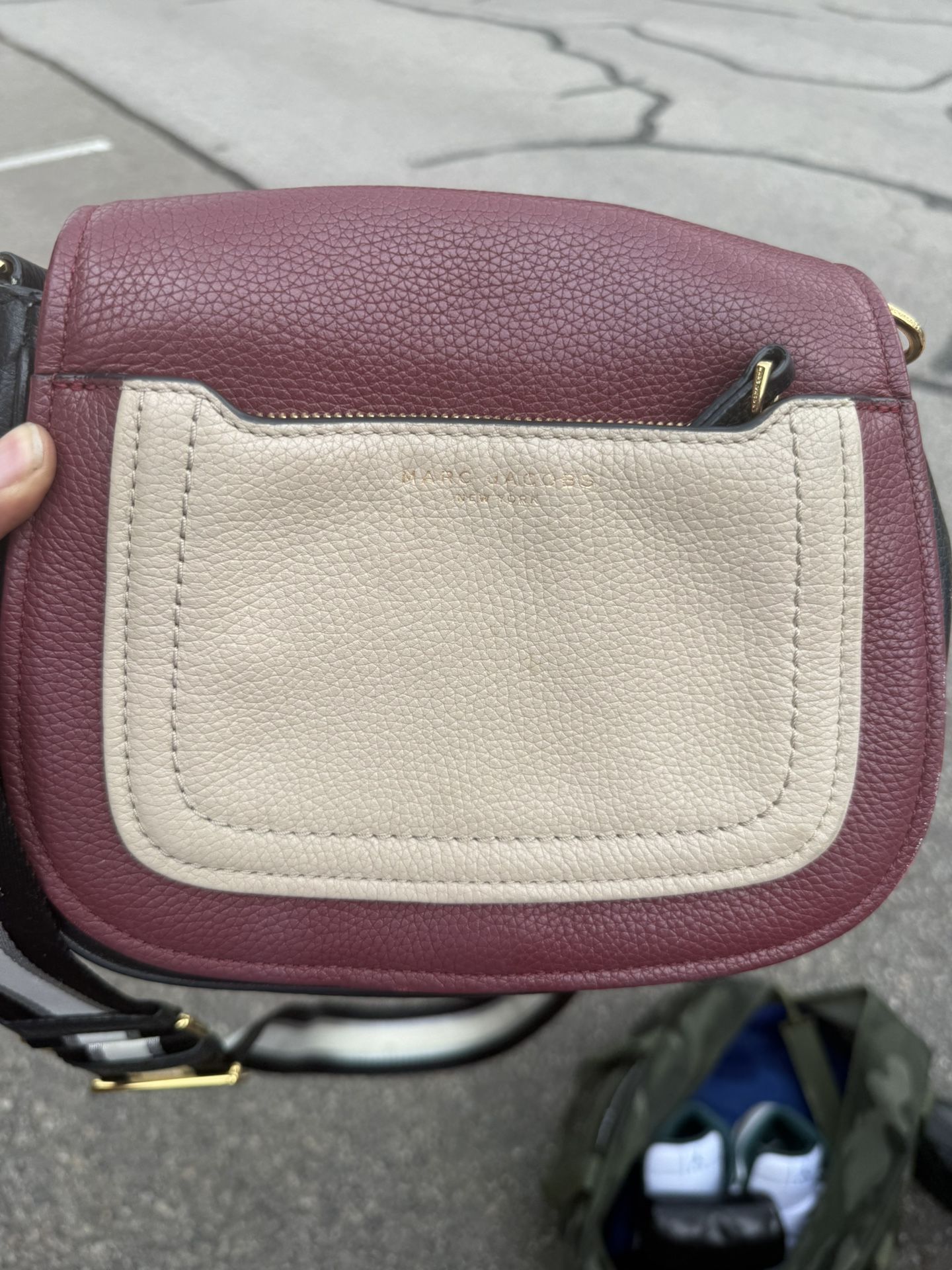 Marc Jacobs Purse: burgundy, Black And Tan