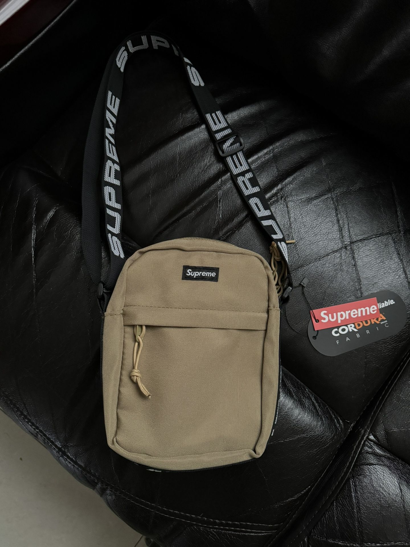 Supreme Shoulder Tan Bag SS18
