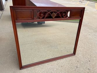 Wood bedroom set