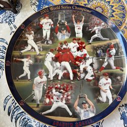 2002 Anaheim Angels World Series plate