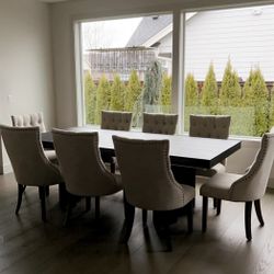 Dining chairs set of 8