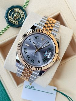 Rolex Datejust w/ Wimbledon Dial on Fluted Bezel & Jubilee Bracelet