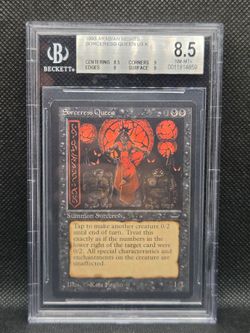Wizards of the Coast 1993 Arabian Nights Sorceress Queen BGS 8.5 Magic the Gathering MTG