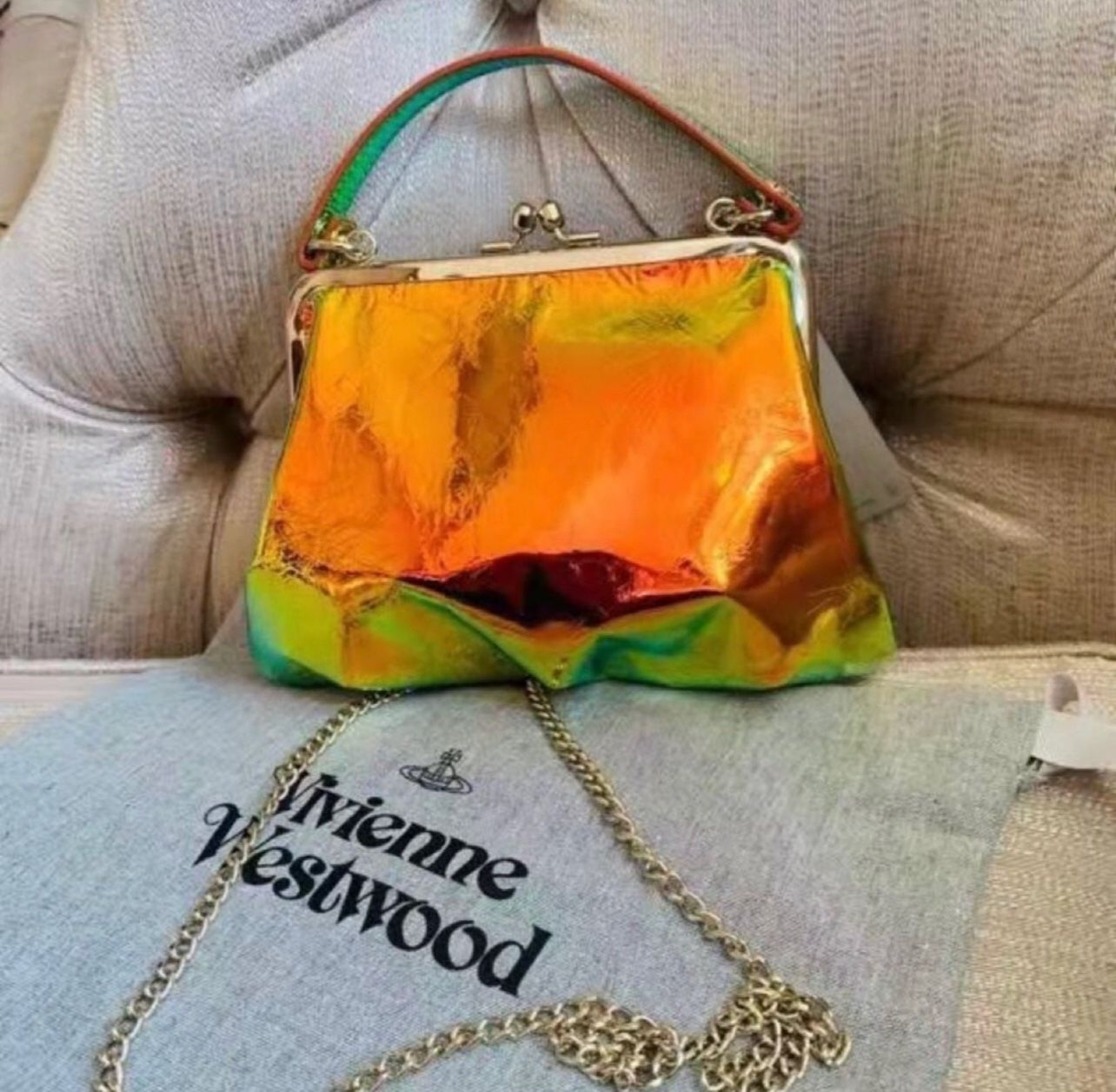Vivienne Westwood Archive Orb Frame Purse DEADSTOCK