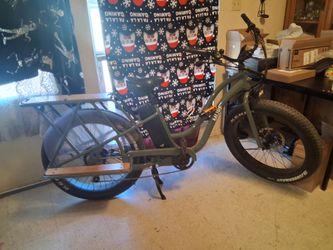 Murf Electric Fat Tire Cargo eBike