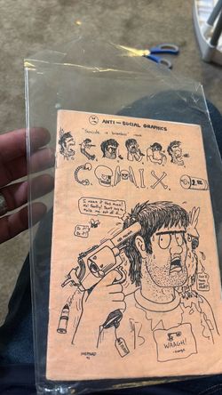 Very rare Anti-Social Graphics Comix 1991 Georgie comix#4