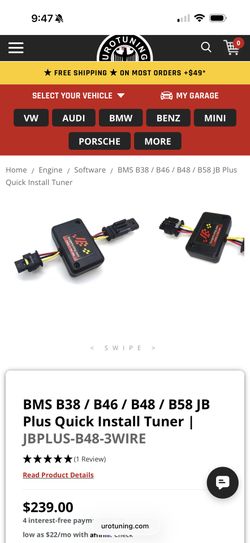 Jb4 tuner for g20 b38 b48 b58