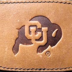 CU BUFFS LEATHER BAG