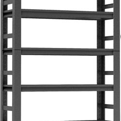 βοΈ Garage Shelving Units and Storage 5 Tier Adjustable Storage Shelves Heavy Duty Metal Shelving Utility for Garage Warehouse Pantry Basement, Black