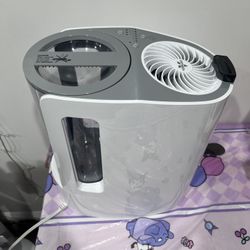 Vornado UH100 Ultrasonic Humidifier with Fan Assisted Humidification. This Works Amazing Thats Its Too Much Humid Because Have A Tiny Room For Our Son