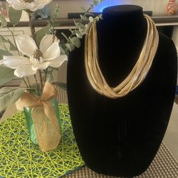 Retro Chunky Snake Necklace 