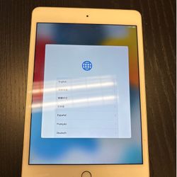 Excellent Golden Color Apple IPad Mini 4th Generation  fully functional