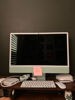 24” Apple iMac M4 – 24GB RAM / 256GB SSD – Green (Box Included)