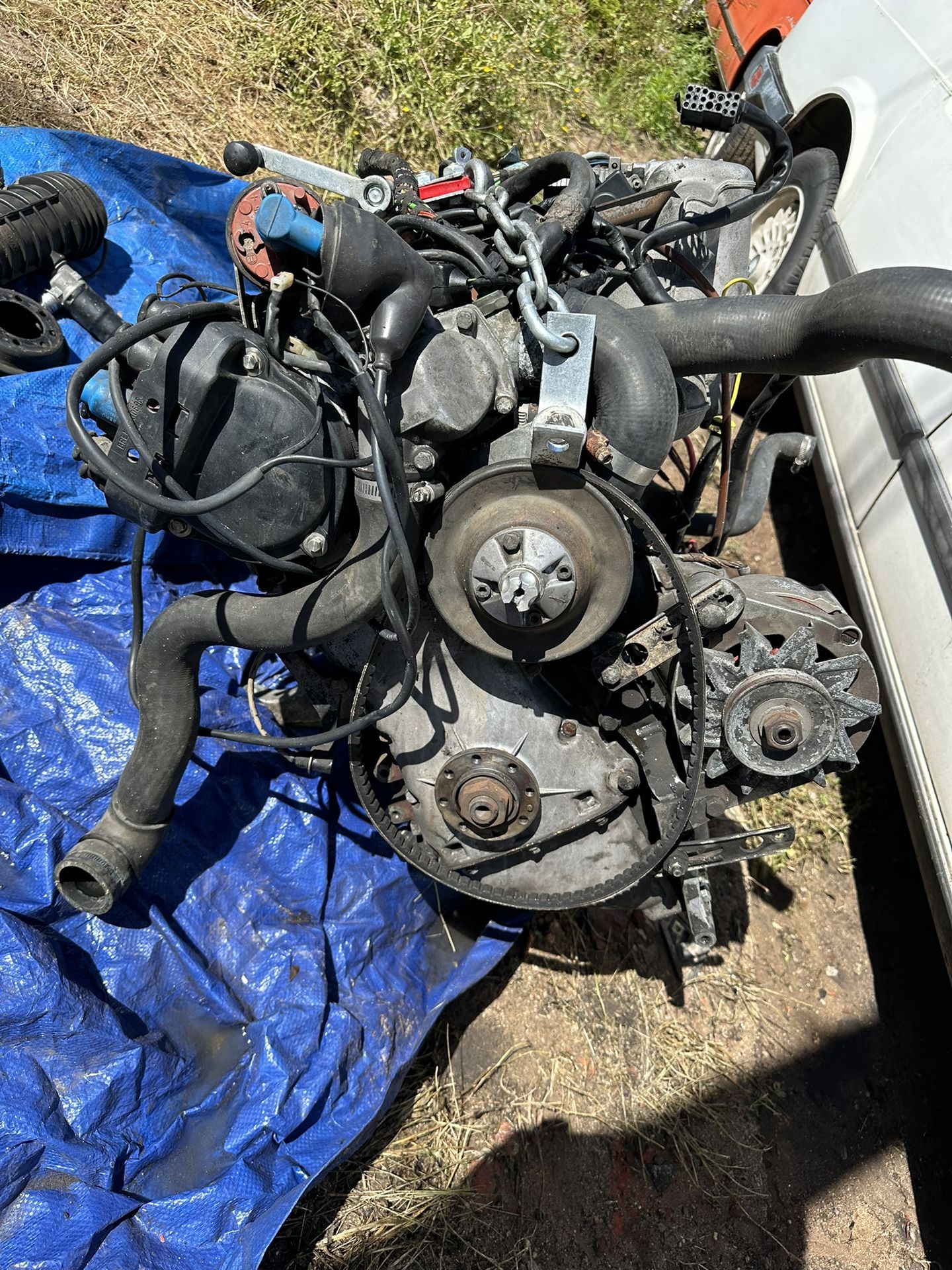 M30b34 BMW Engine With Wiring