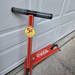 "RARE" COCA-COLA  Wooden scooter By Scooter Works #003, Red