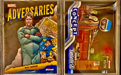 2026 Topps Finest FF Black /10 Lot Mad Thinker Concept Art 07/10 SSP