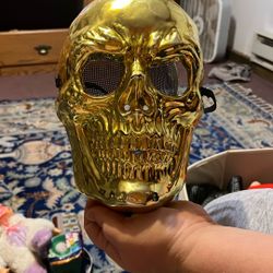 Gold Halloween Mask